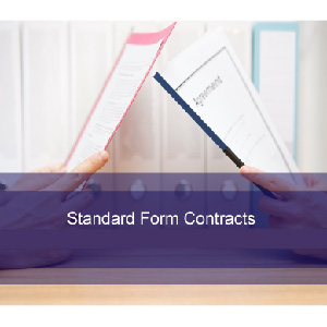 standard form of contracts